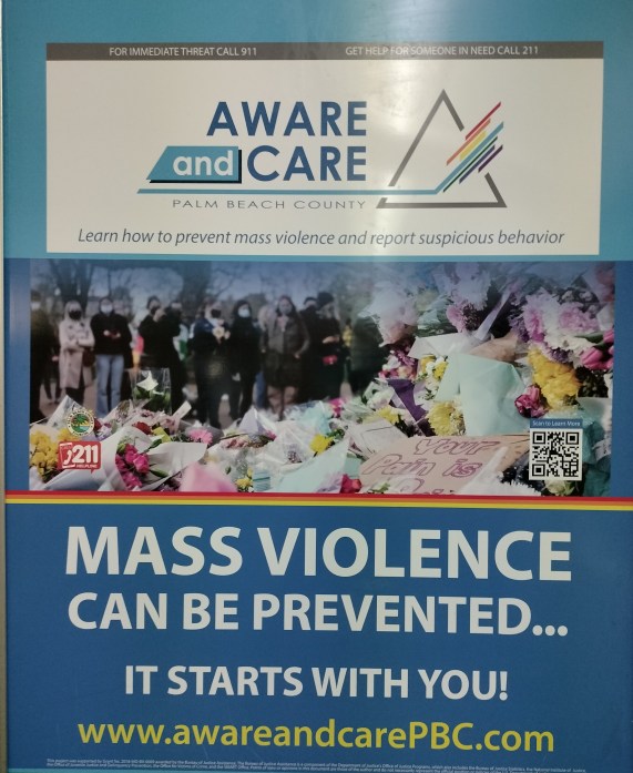 poster on violence prevention