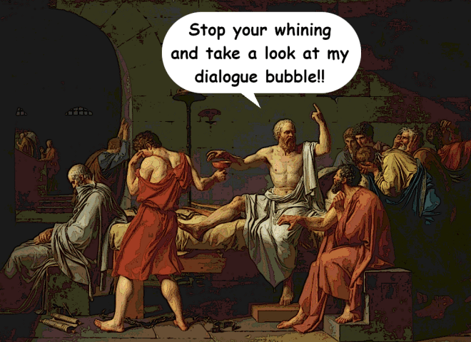 socrates dialogue bubble