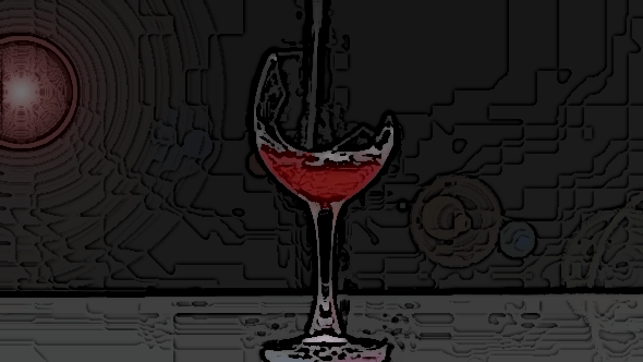 broken wine glasselectronic